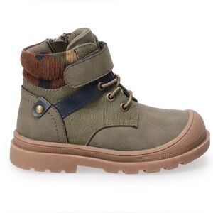 Jumping Beans Toddler Hiking Boots (Olive with camo)